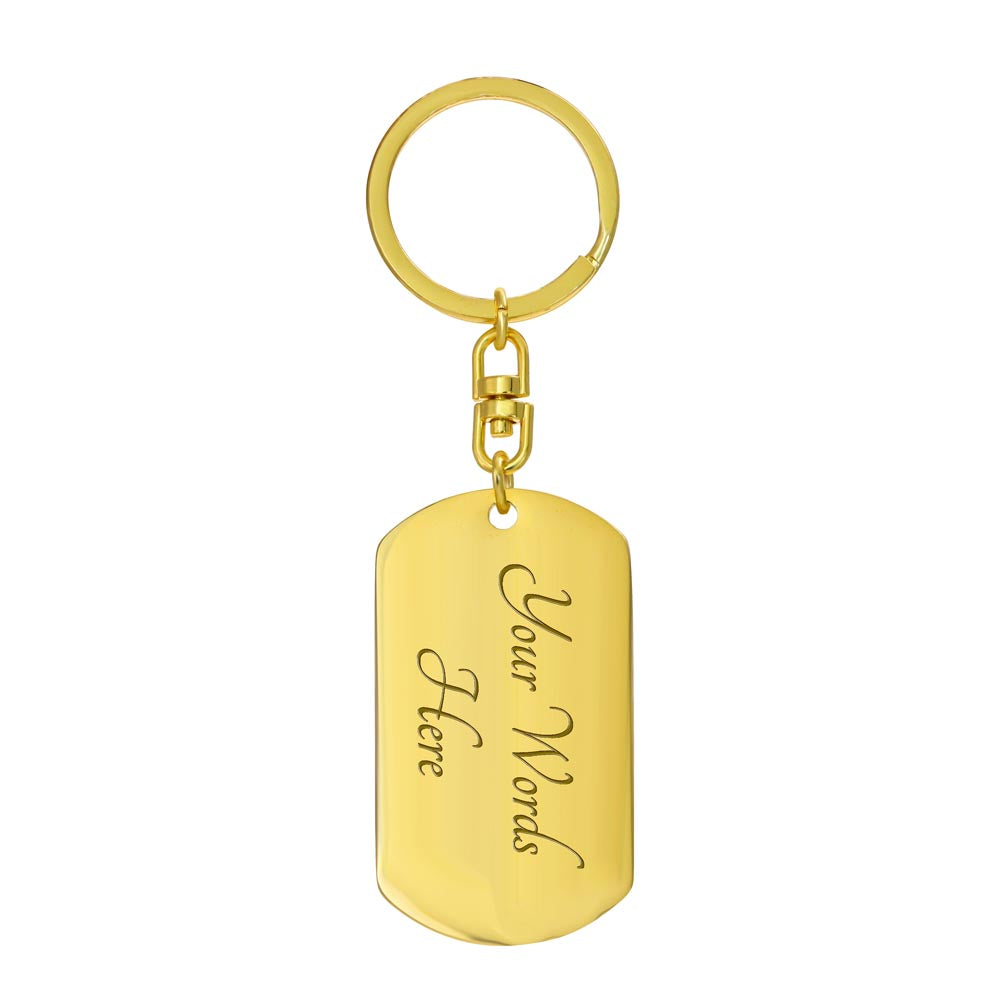 For The Graduate Engraved Keychain