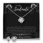 Soulmate Love Knot Necklace and Earrings Set