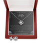 Future Wife Love Knot Necklace and Earrings