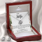 Love Knot Necklace and Earrings For Wife
