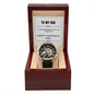 To My Dad Openwork Watch