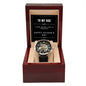 To My Dad Openwork Watch