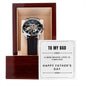 To My Dad Openwork Watch