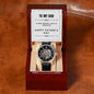 To My Dad Openwork Watch