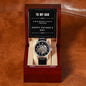 To My Dad Openwork Watch