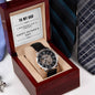 To My Dad Openwork Watch
