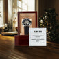 To My Dad Openwork Watch