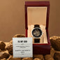To My Dad Openwork Watch