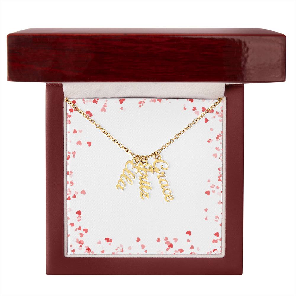 Multiple Name Customized Necklace