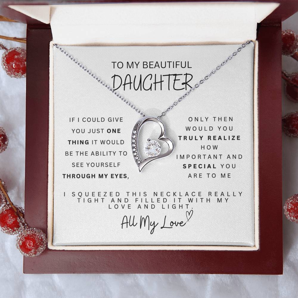 Forever Love Necklace For Daughter