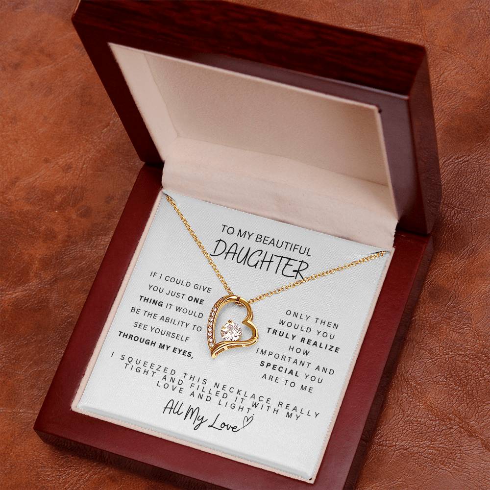 Forever Love Necklace For Daughter