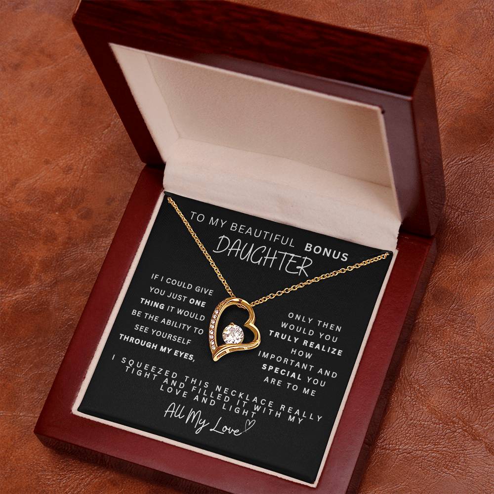 Forever Love Necklace For Step-Daughter