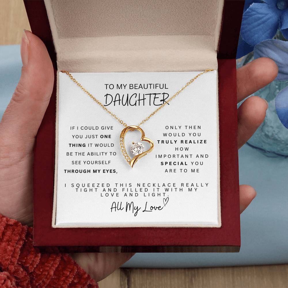 Forever Love Necklace For Daughter