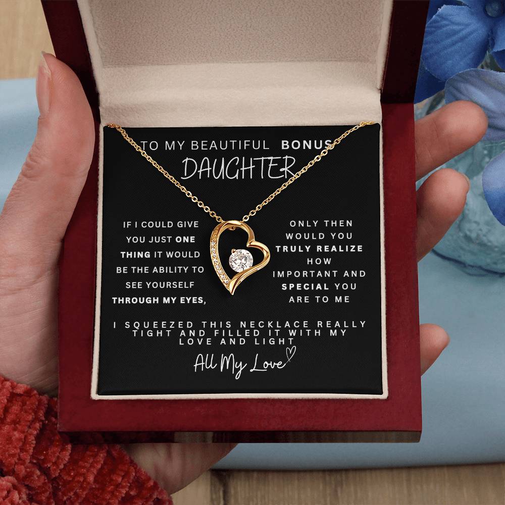 Forever Love Necklace For Step-Daughter