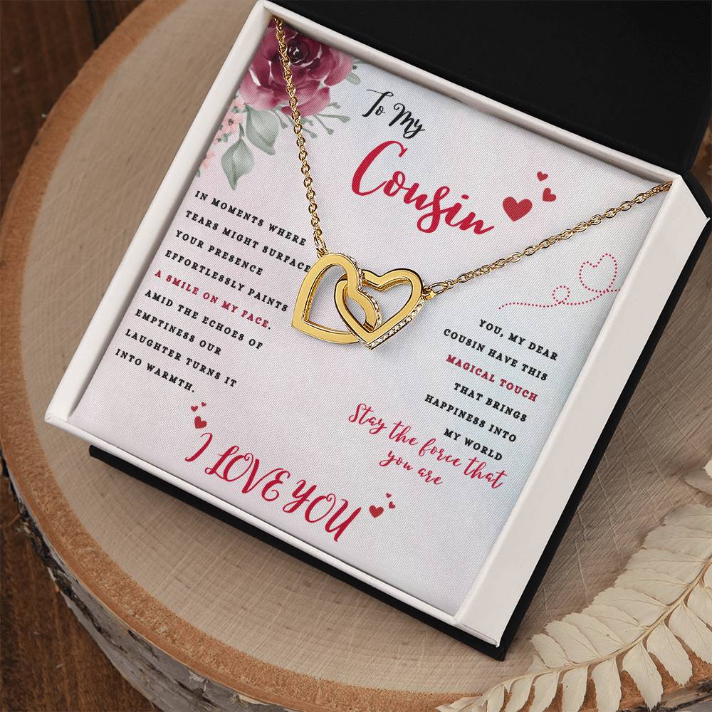 Cousin Interlocking Hearts Necklace