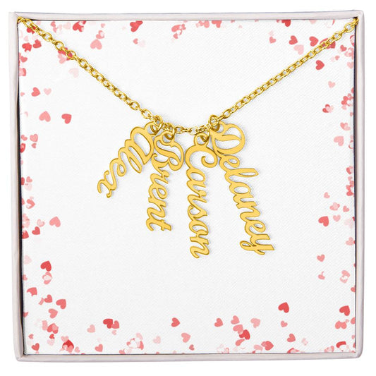 Multiple Name Customized Necklace