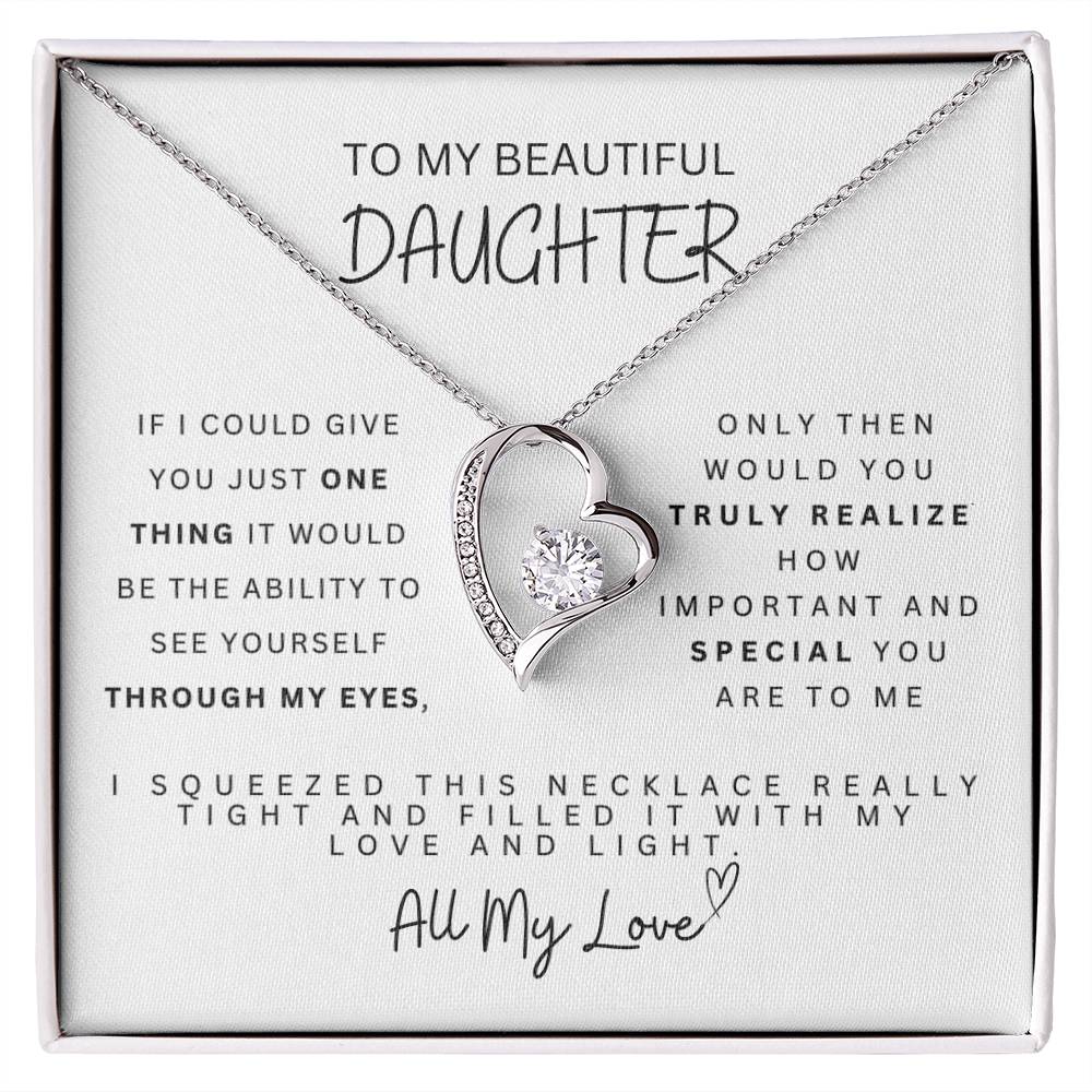 Forever Love Necklace For Daughter