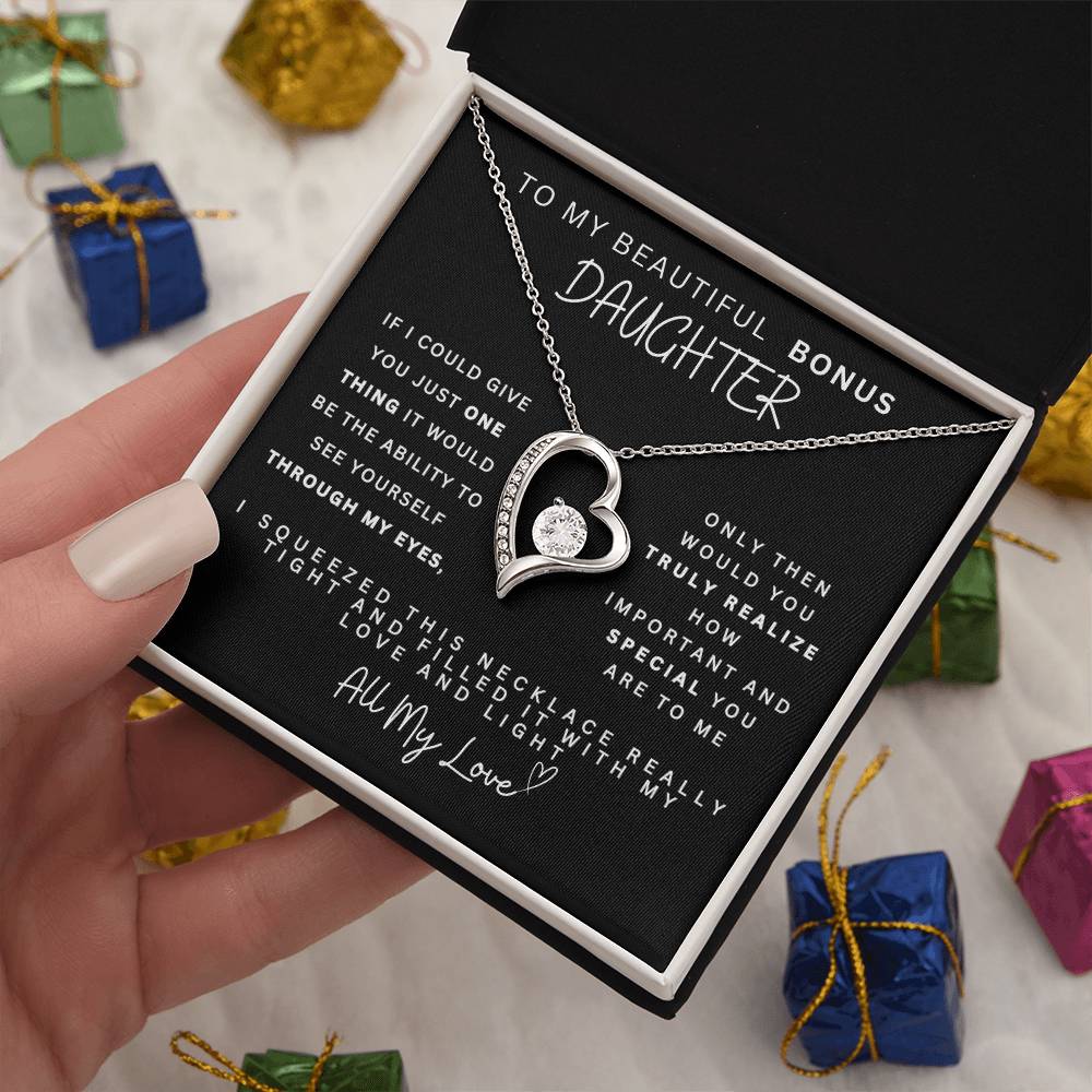 Forever Love Necklace For Step-Daughter