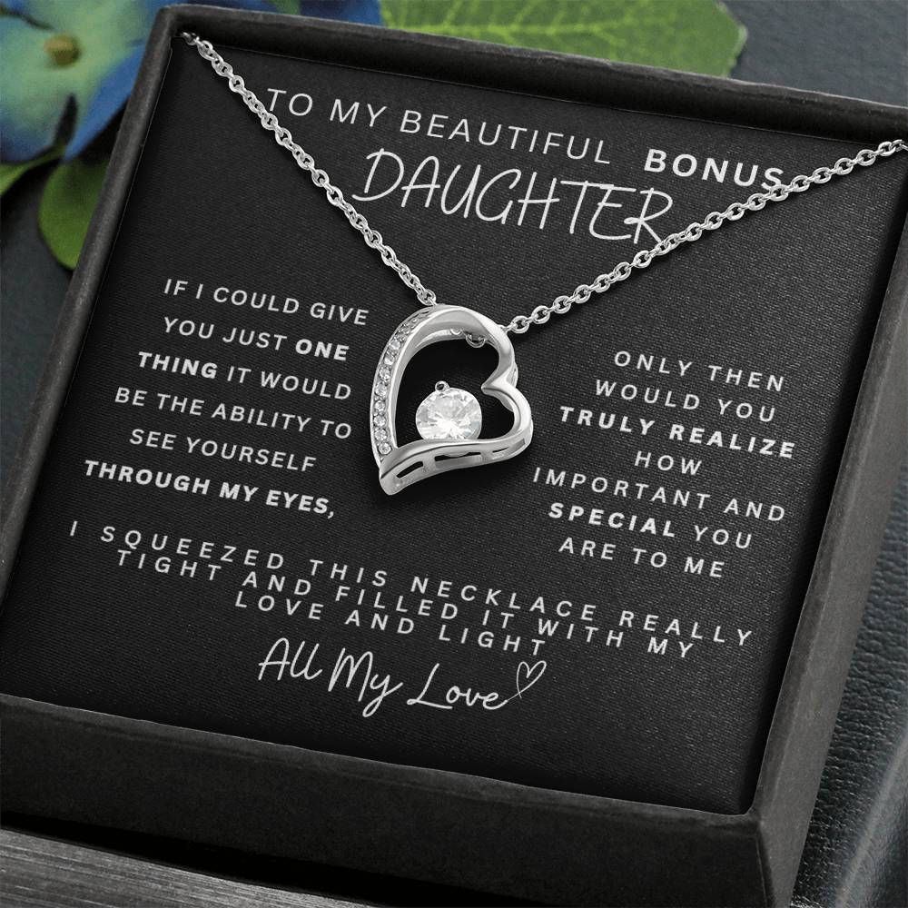 Forever Love Necklace For Step-Daughter