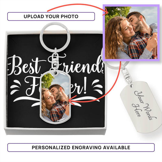 Best Friends Keychain